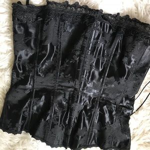 Fredericks of Hollywood Black Corset